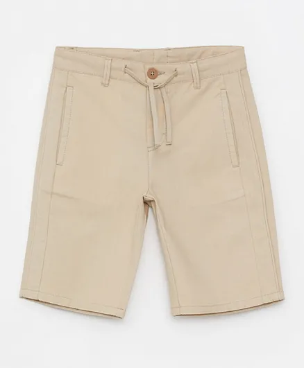 LC Waikiki Basic Gabardine Shorts - Beige