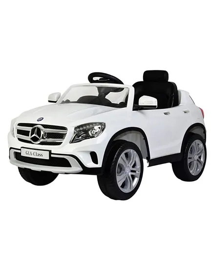 Mercedes Licensed Battery Operated Ride On GLA with Remote Control - White