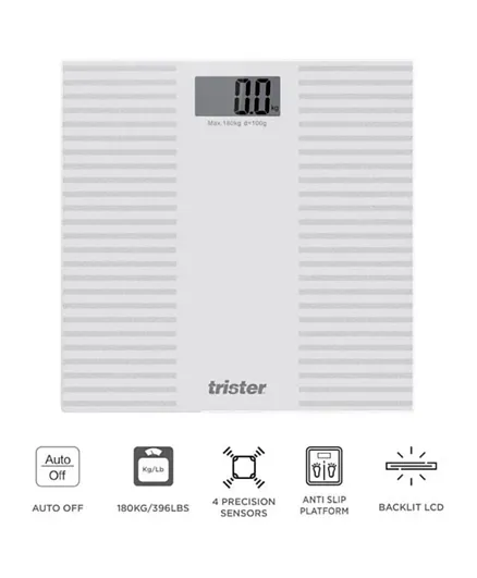 TRISTER Personal Weighing Scale 180Kg - TS-420PS-S