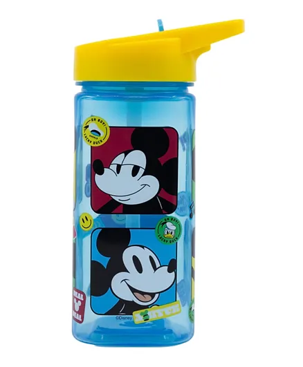 Disney Mickey Mouse Fantastic Square Water Bottle - 510mL