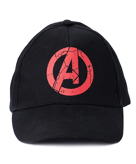 Marvel Avengers Snapback Summer Cap - Black