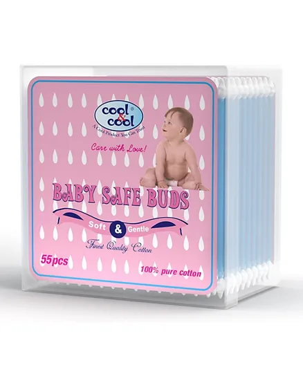 Cool and Cool Baby Safe Buds - 55 Pieces