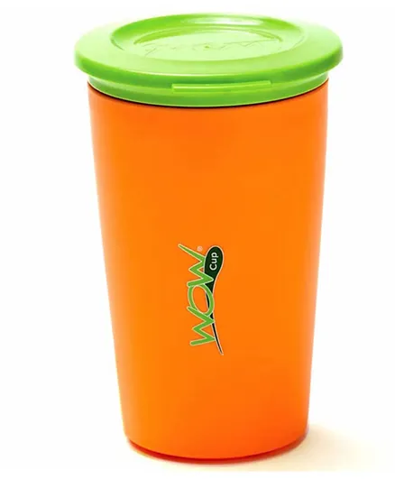 Wow Cup Orange Tumbler with Freshness Lid - 225ml