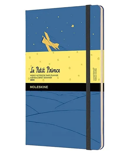 MOLESKINE Limited Edition 12 Month Petit Prince Weekly Planner - Large - Landscape - Blue