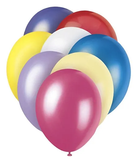 Unique Pearlised Pastel Balloons Pack of 8 - 12 Inches