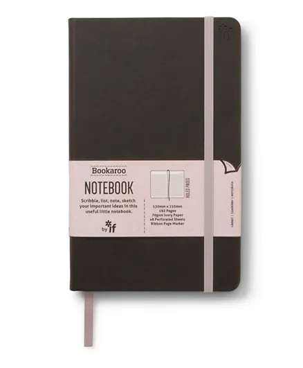 IF Bookaroo Notebook A5 Journal - Black