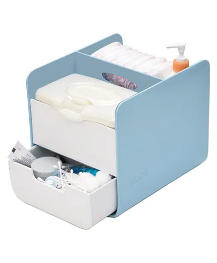 b.box Diaper Caddy Without Changing Pad - Blue