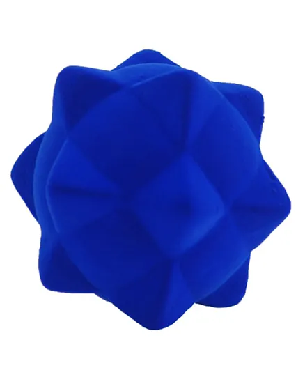 Rubbabu Soft Toy Whacky Ball Poky 4 inches - Blue