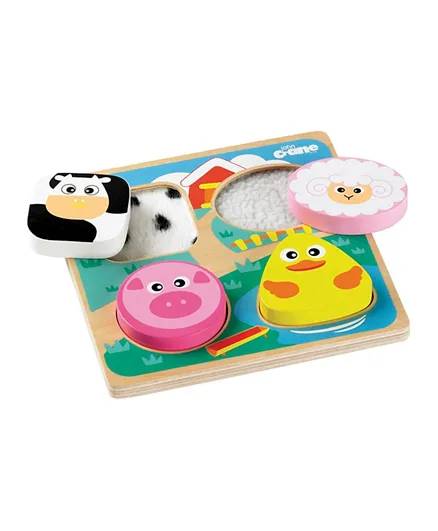 Tidlo Touch And Feel Puzzle Farm - 4 Pieces