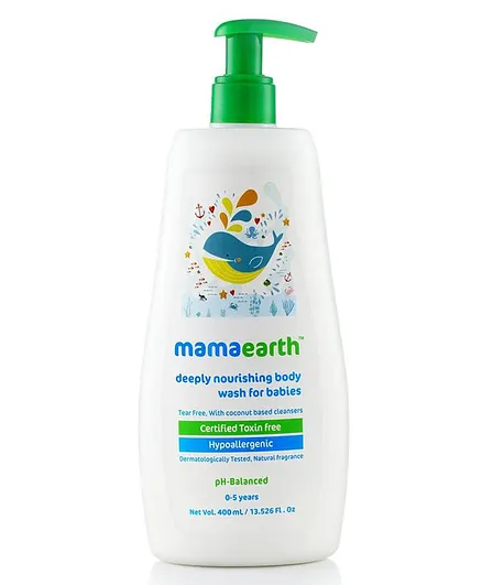 Mamaearth Deeply Nourishing Body Wash For Babies - 400mL