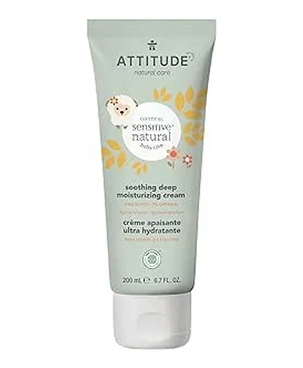 Attitude Oatmeal Sensitive Natural Baby Care Soothing Body Cream - 200mL