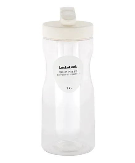 Lock & Lock Easy Grip Bottle White - 1.2L