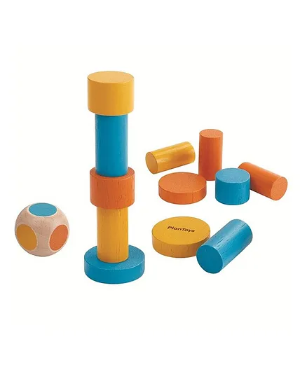 Plan Toys Wooden Stacking Game - 12 Piece