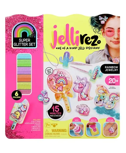 Jelli Rez S1 Stylemi DIY Jewellery Kit - Rainbow Jewellery