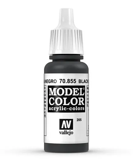 Vallejo Model Color 70.855 Black Glaze - 17mL