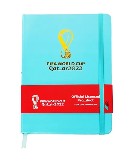 FIFA 2022 Emblem A5 Notebook with Elastic Band