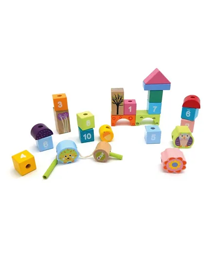 Oops Thread & Play Numbers - 24 Pieces