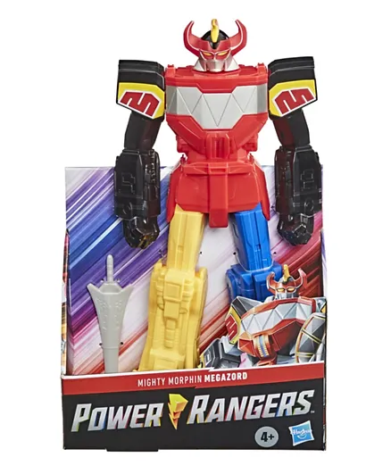 Power Rangers Mighty Morphin Megazord Action Figure Toy With Sword Accessory -  10 inch