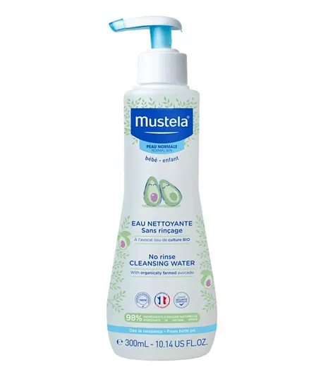 Mustela No rinse Cleansing Water - 300 ml (Packaging may Vary)