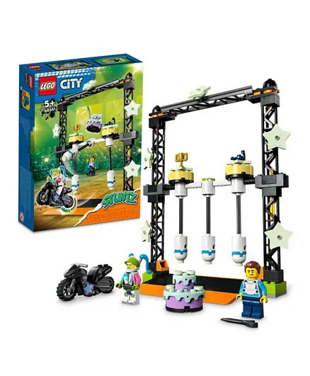 LEGO City Stuntz The Knockdown Stunt Challenge 60341 - 117 Pieces