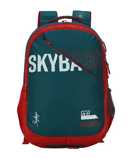 Skybags Figo Extra 03 Unisex School Backpack Green - 20 Inches