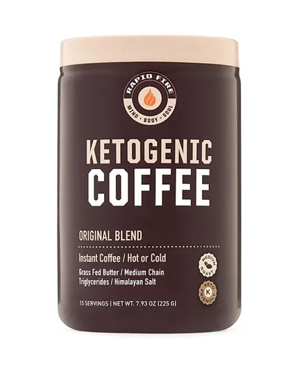 RapidFire Ketogenic Coffee Original Blend - 225g