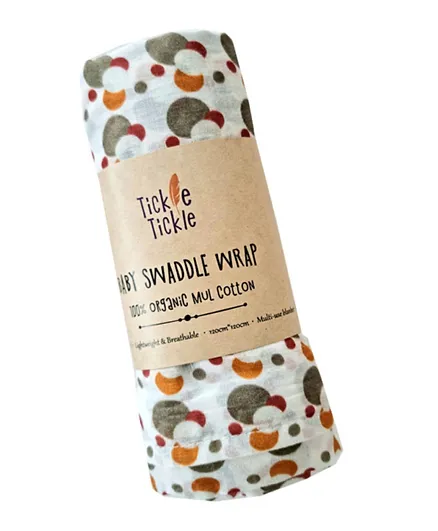 Tickles 100% Organic Mul Swaddle Wrap - Sunset