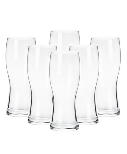 Borgonovo Koblenz 0.4 Beer Glass Set - 6 Pieces
