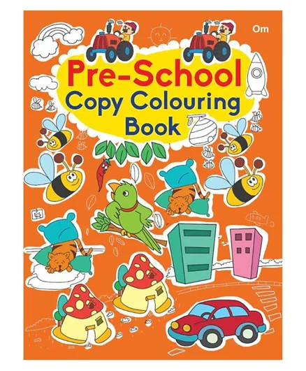 Pre-School Copy Coloring Book - 16 Pages