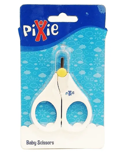 Pixie Baby Scissors - White