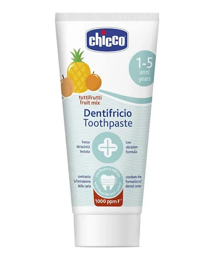 Chicco Fruit Mix Toothpaste with Fluoride - 50mL