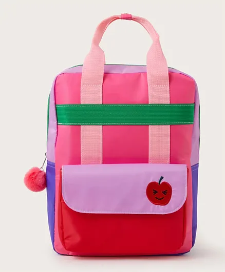 Monsoon Children Colorblock Backpack Multicolor - 4 Inches
