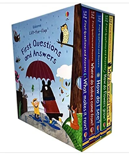 Snazal Pcs Books Ltd Usborne  First Question & Answers Series 2 Set of 5 Books - 60 Pages