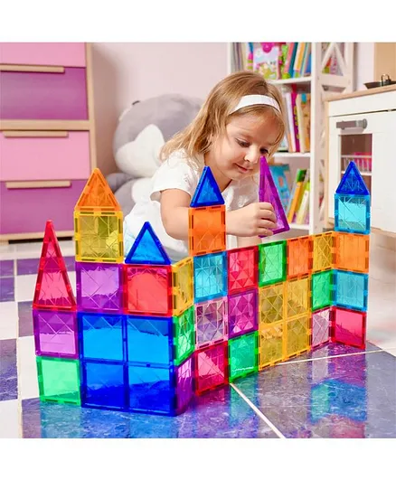 Mumfactory Magnetic Tiles Blocks - 100 Pieces