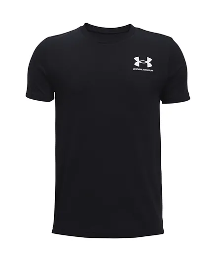 Under Armour UA Sportstyle Left Chest T-Shirt - Black