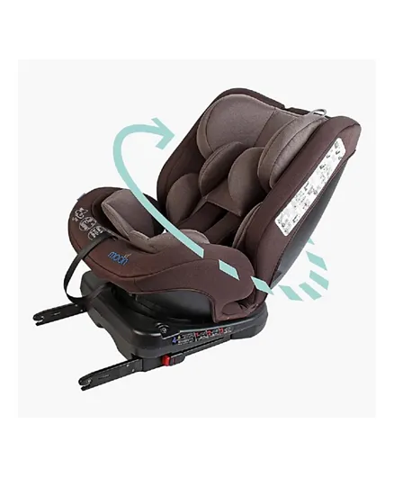 Moon Rover Baby/Infant Car Seat of 360° Rotate - Brown