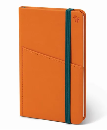 IF Bookaroo Pocket Notebook A6 Journal - Orange