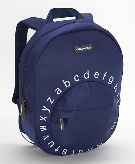 Childhome Kids School Backpack ABC  - Navy White