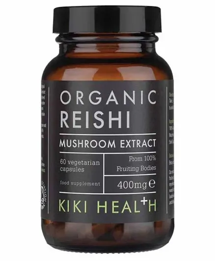 Kiki Health Organic Reishi Mushroom Extract - 60 Capsules