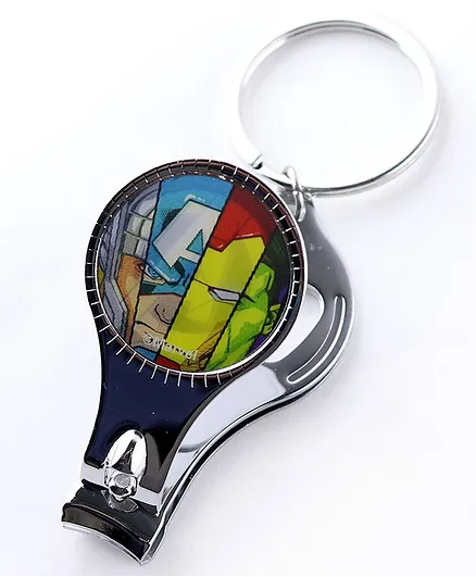 Marvel Avengers 3D Lenticular Keychain Nail Cutter - Multicolour