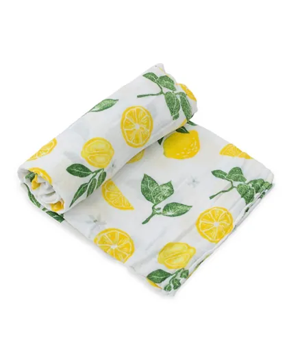 Little Unicorn Single Cotton Muslin Swaddle Wrapper - Lemon Drop