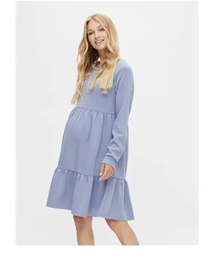 Mamalicious Maternity Dress - Blue