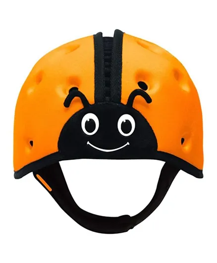 SafeheadBABY Soft Protective Headgear Ladybird - Orange