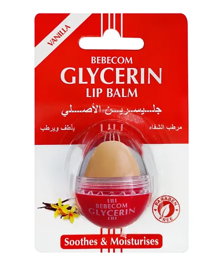 Bebecom Glycerine Lip Balm Vanilla - 10g