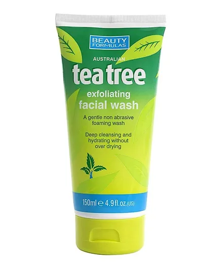 Beauty Formulas Tea Tree Facial Wash - 150mL