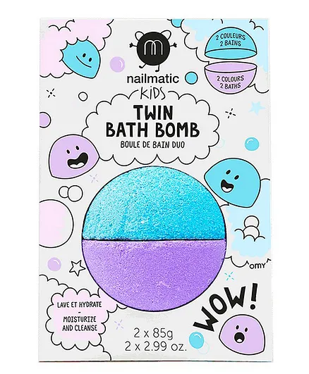 Nailmatic Kids Gentle and Vegan Twin Bath Bomb - 170g