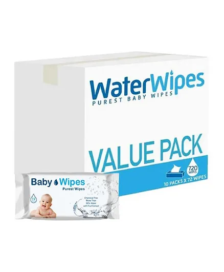 BVM - Baby Wipes Purest Wipes Pack of 10  - 72 Pieces Each