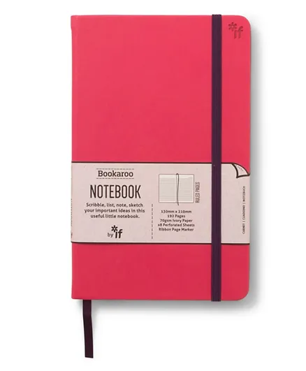 IF Bookaroo A5 Note Book - Pink