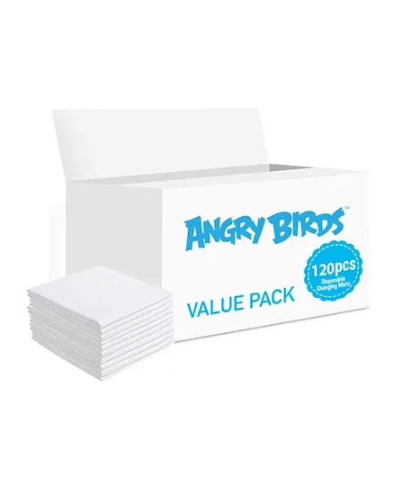 Angry Birds Disposable Changing Mats - 120 Counts