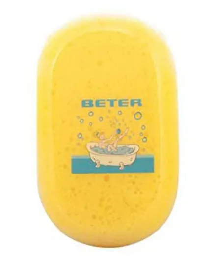 إسفنجة استحمام بيتر - أصفر